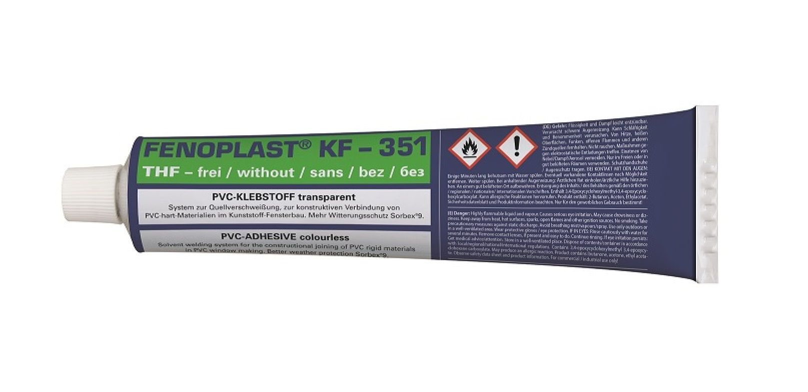 10 x FENOPLAST KF PVC Kleber transparent